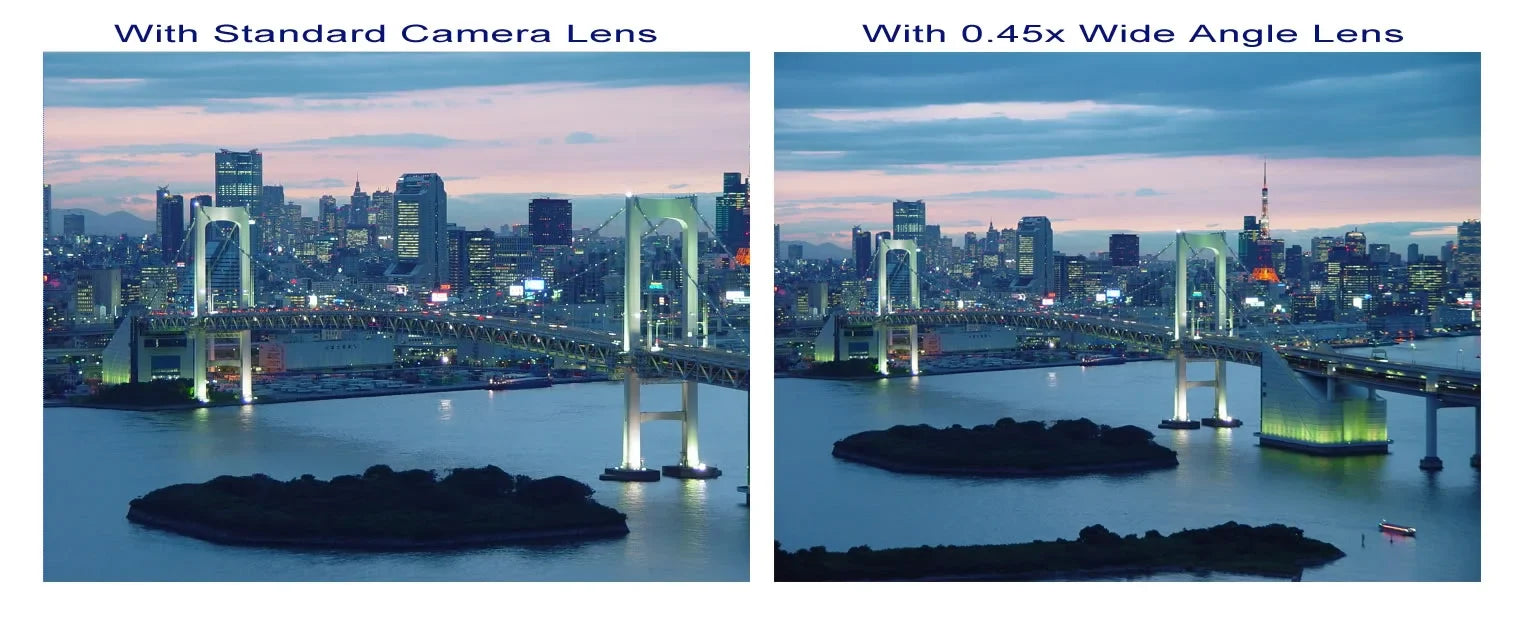 Kodak Zi8 0.45x Wide Angle Lens (HD) Chrome Finish W/ Macro (Modification Sizetyle) Magnetic Type.
