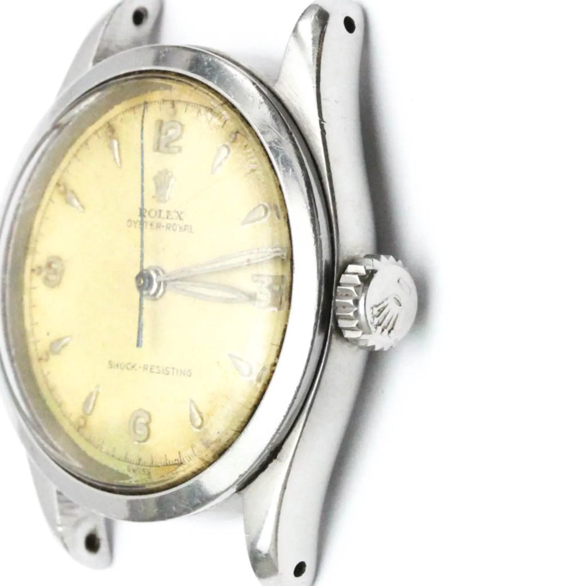 Pre-Owned Vintage ROLEX Oyster Royal Sizetainless Sizeteel Hand-Winding Mens Watch 6244 BF560574 (Fair)