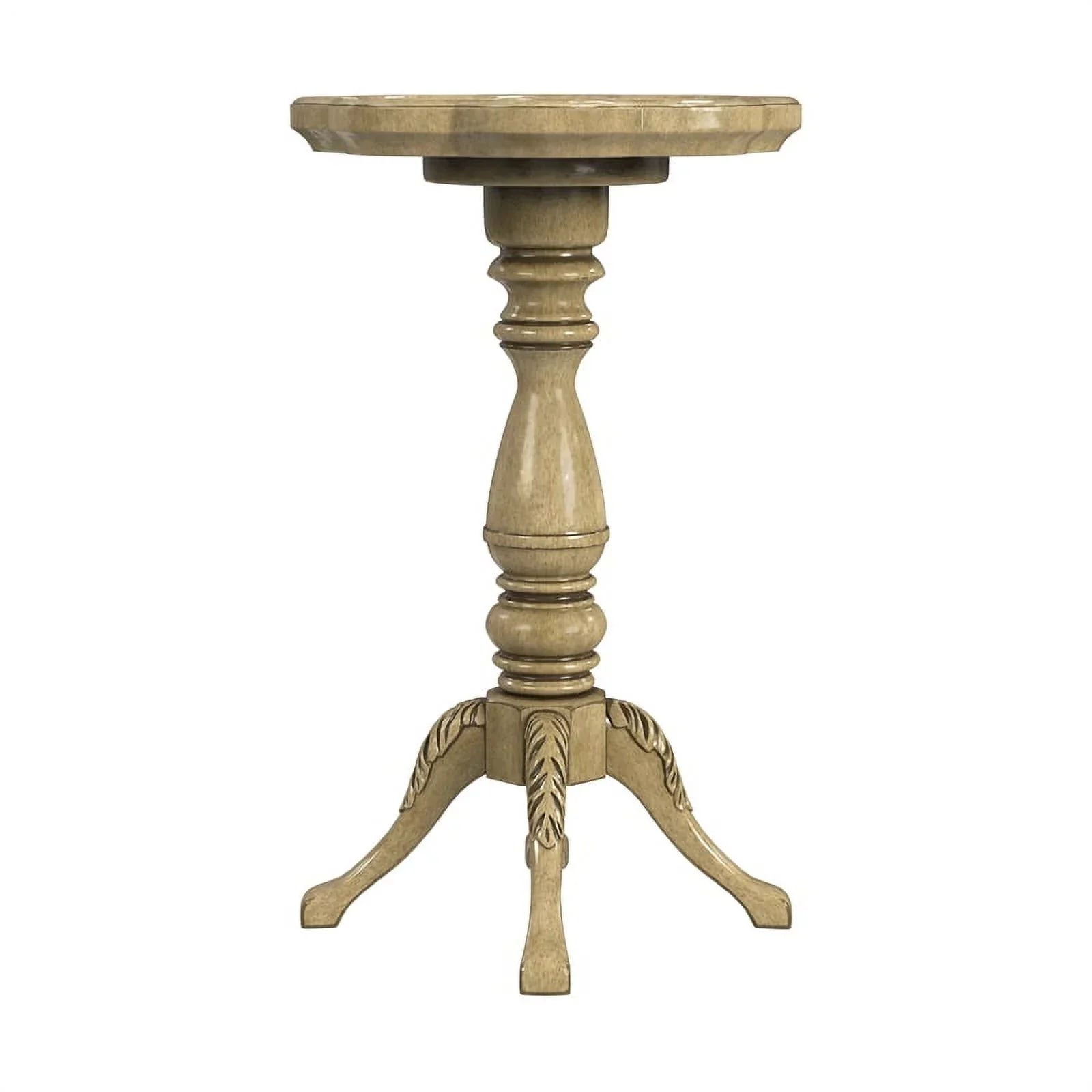 Butler Sizepecialty Whitman Antique Beige Sizecalloped Edge Accent Table