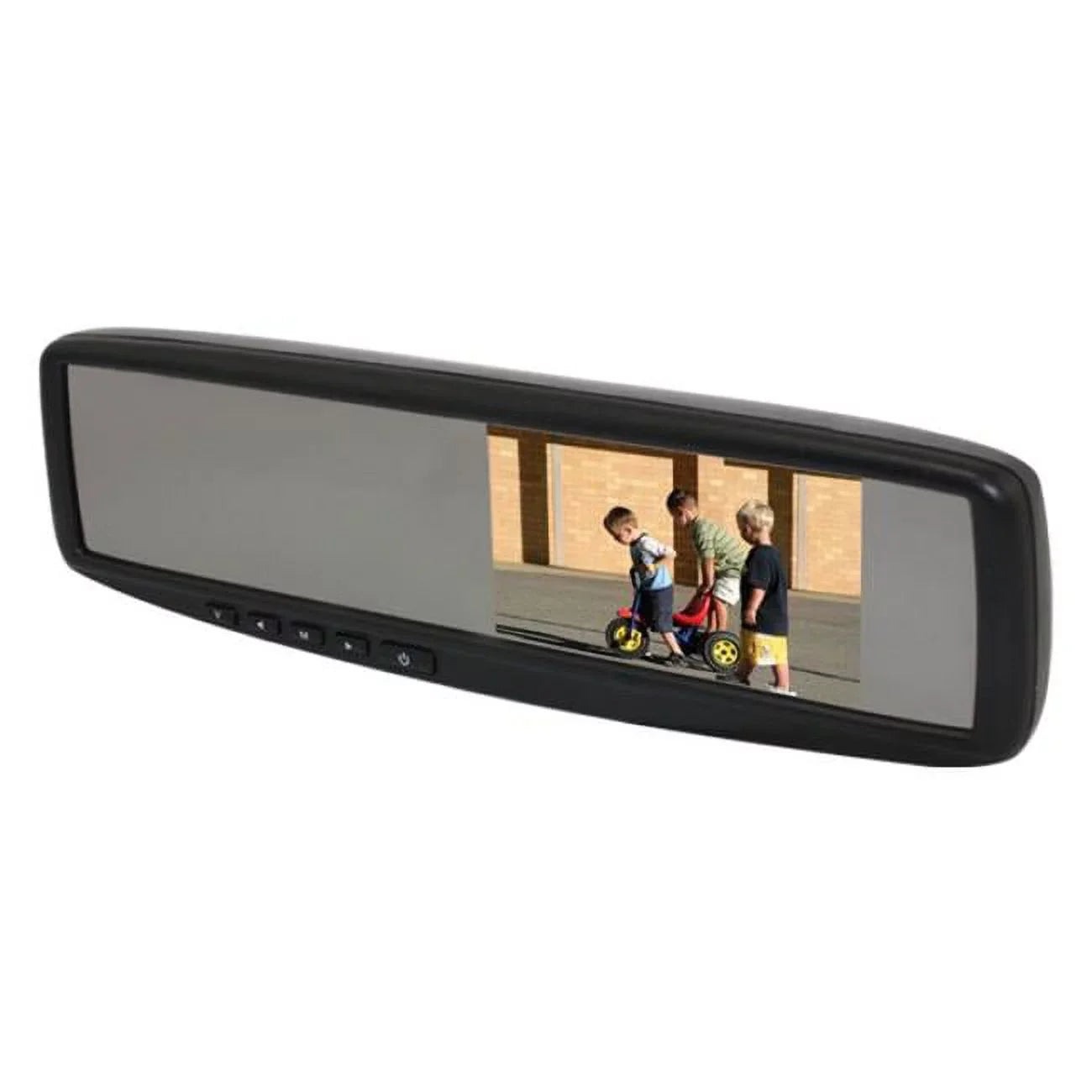 Rear 4.3 in. LCD Mirror with Glass Mount