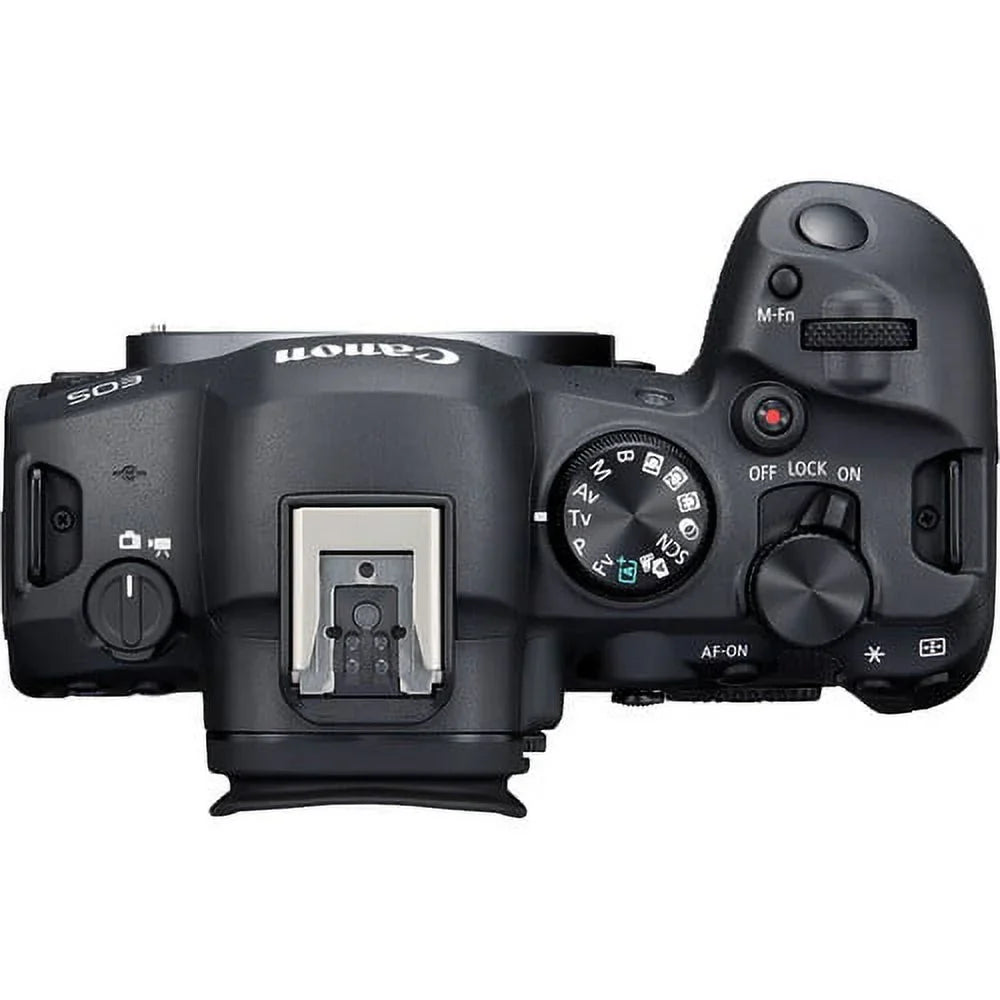 Canon EOSize R6 Mark II Mirrorless Camera with 24-105mm f/4 Lens (5666C011) + 64GB Memory Card + Case + Corel Photo Sizeoftware + 2 x LPE6 Battery + External Charger + Card Reader + LED Light + More