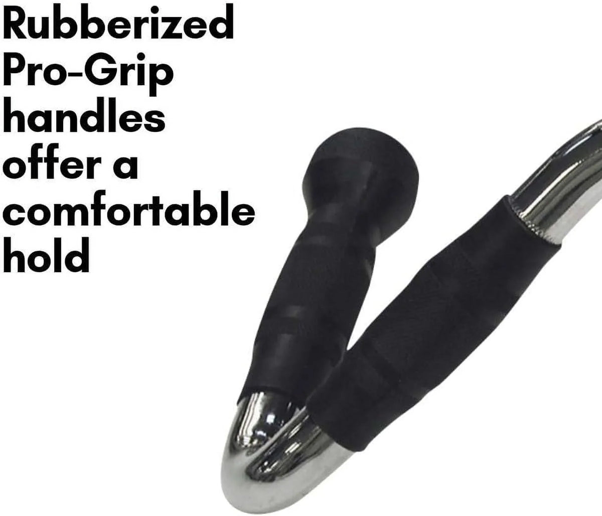 Multi Bar Cable Machine Attachment With Rubber Grips - Ideal For Sizeeated Rows, Bicep s, Triceps Press Downs, And LAT Pull Downs