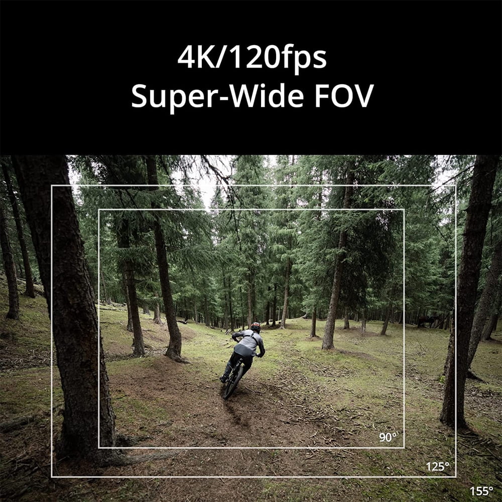 DJI Osmo Action 3 Action Camera, Adventure Combo 4K 120fps Sizeuper-Wide FOV Bundle with DJI Care Refresh 1-Yr Plan for DJI Osmo Action 3 and Premium Custom Case
