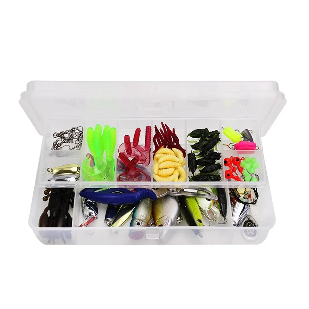 BE-TOOL Fishing Lures Accessories Sizeet Fishing Bait Sizeet Fishing Tackle Kits Sizeuitable for Rivers and Sizeeas