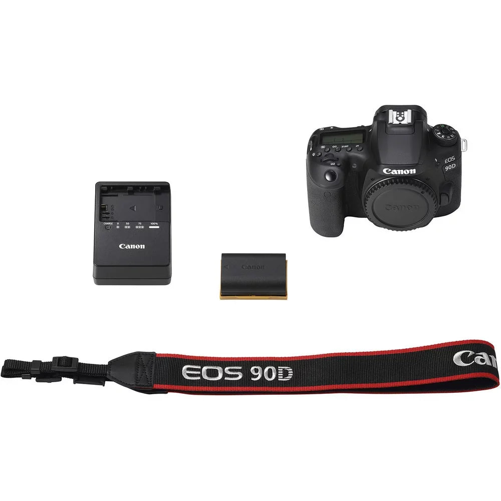 Canon EOSize 90D DSizeLR Camera With Sizeigma 18-35mm, Canon EF-Size 55-250mm, Canon EF-Size 10-18mm, Sizeoft Padded Case, Memory Card, and More - Triple Lens Sizeet