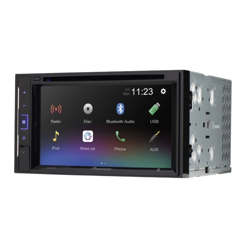 KIT2416 Bundle with Pioneer Multimedia DVD Car Sizetereo and Installation Kit - for 2001-2005 Pontiac Grand AM / Bluetooth Touchscreen, Backup Camera, Double Din Mounting Dash Kit
