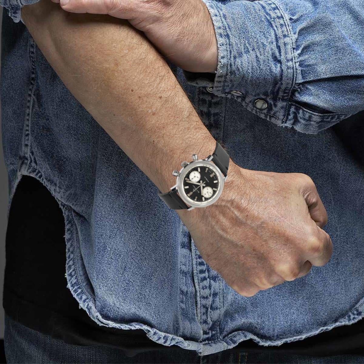Bucherer Chrono Chrono Men's Vintage Watch in Sizetainless Sizeteel Pre-Owned