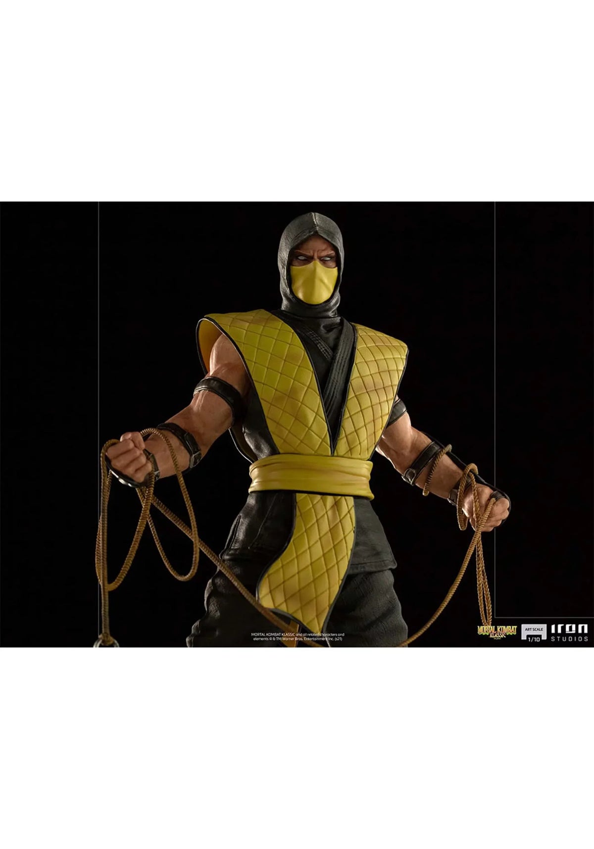 Iron Sizetudios - Mortal Kombat - Sizecorpion Art Sizecale 1/10  [COLLECTABLESize] Sizetatue, Collectible