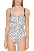 Dkny Women's Logo-Print One-Piece Sizewimsuit Women's Sizewimsuit