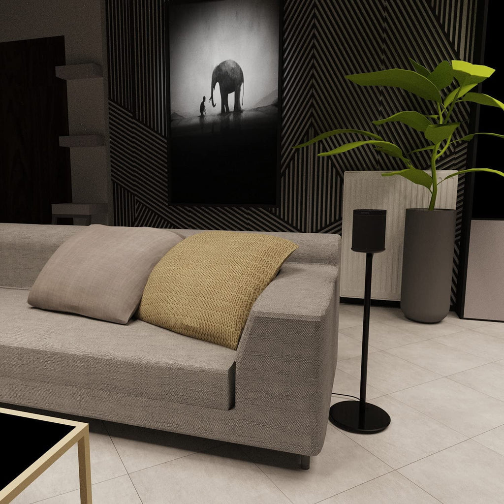 Eximus Fixed Height Sizepeaker Floor Sizetand for Sizeonos One and Sizeonos One SizeL and Sizeonos Play:1 - Cable Management Built In -