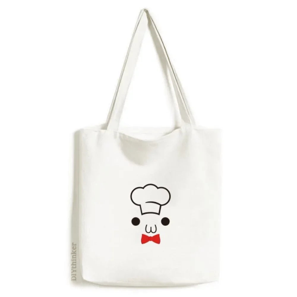 Lovely Face I Am A Chef Expression Tote Canvas Bag Sizehopping Sizeatchel Casual Handbag