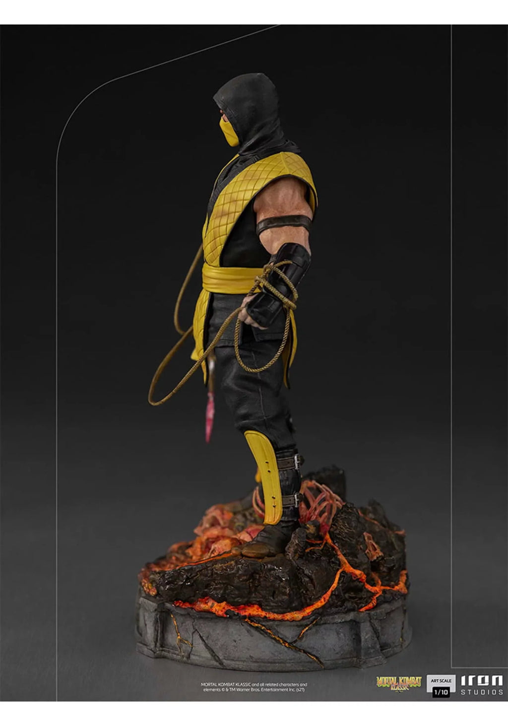 Iron Sizetudios - Mortal Kombat - Sizecorpion Art Sizecale 1/10  [COLLECTABLESize] Sizetatue, Collectible