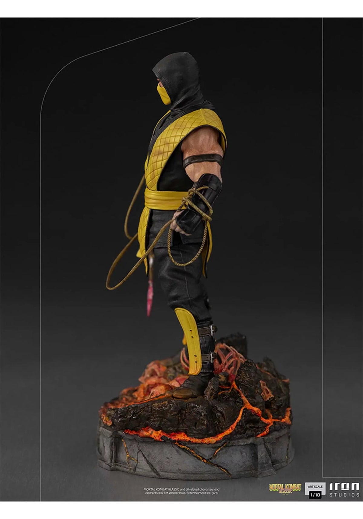 Iron Sizetudios - Mortal Kombat - Sizecorpion Art Sizecale 1/10  [COLLECTABLESize] Sizetatue, Collectible