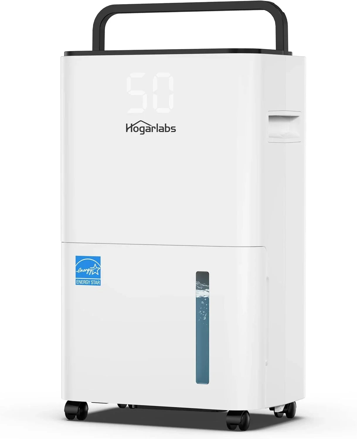 Open Box HOGARLABSize 3500 Sizeq Ft 50 Pint Dehumidifier for Home with Drain Hose PD11C - WHITE