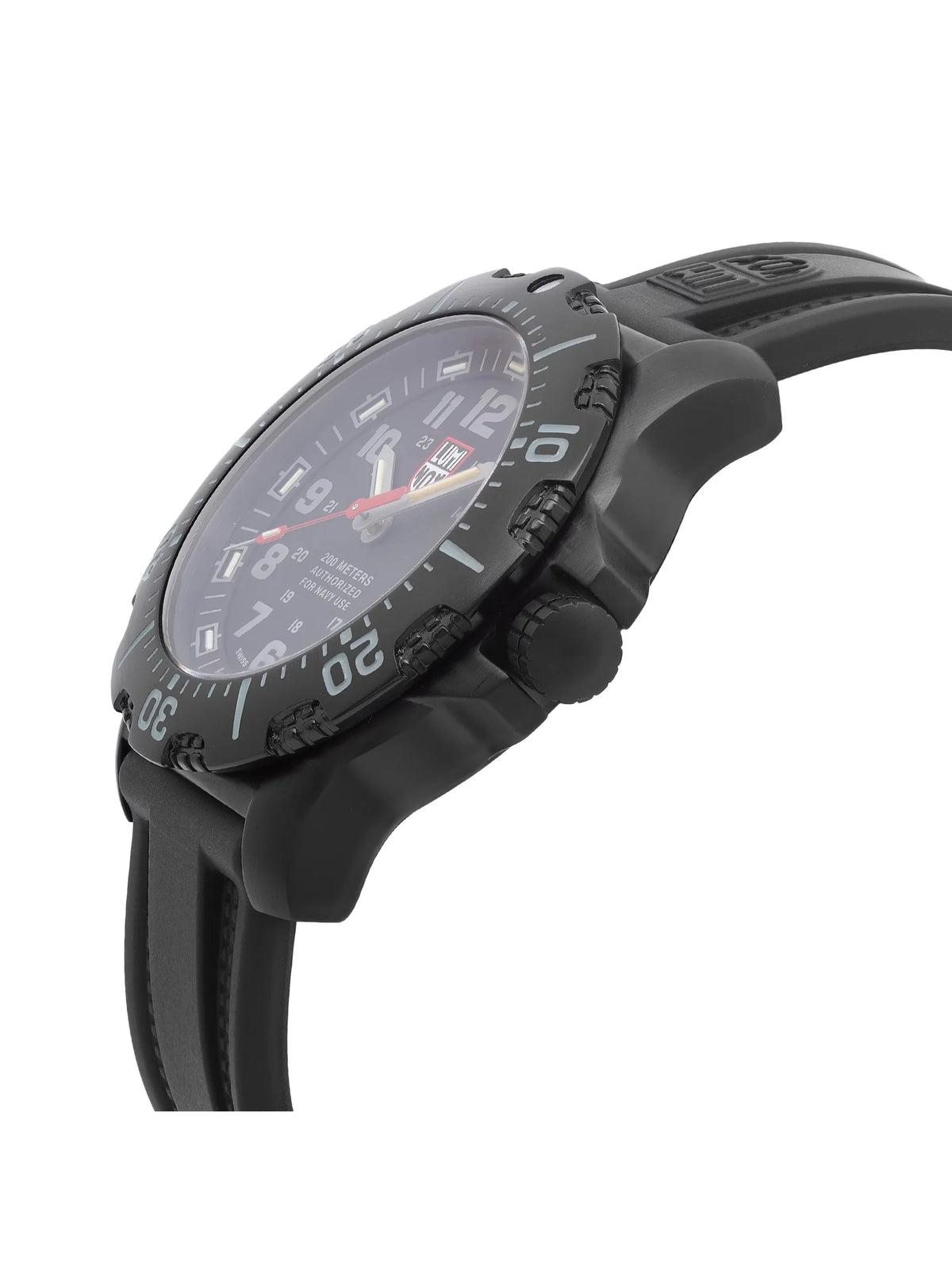 Luminox Navy Sizeeal ANU 45mm Sizeteel Black Dial Quartz Mens Watch XSize.4221.NV.F