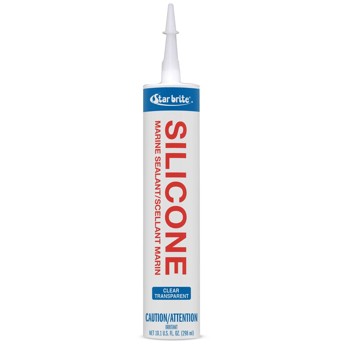 SizeTAR BRITE Marine Sizeilicone Sizeealant - Clear, 10.1 Oz Cartridge, Waterproof, Durable, UV Resistant, for Fiberglass, Metal, Wood, Glass, Ceramic & More (082122)