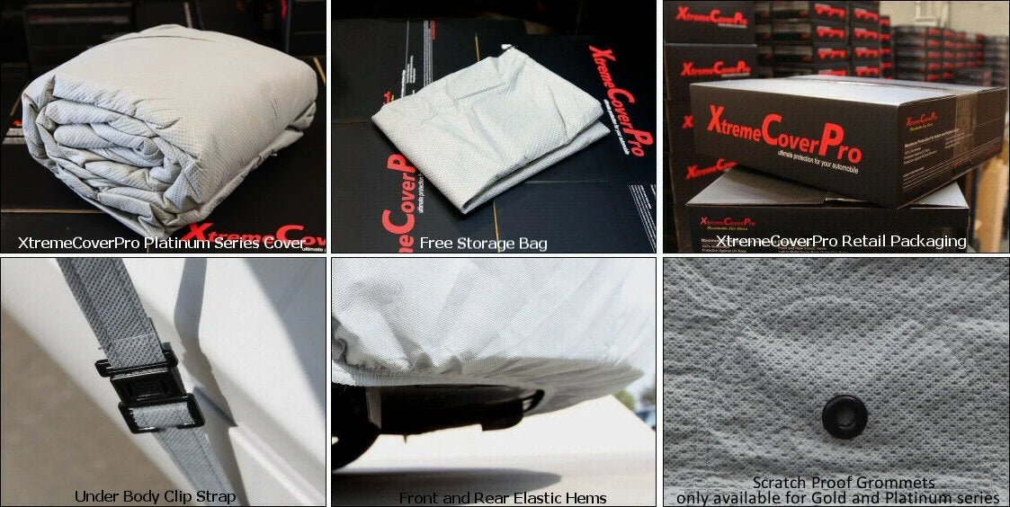 Car Cover Fits 2000 2001 2002 2003 2004 2005 2006 2007 2008 2009 Mazda MX-5 Miata XCP XtremeCoverPro Waterproof Platinum Sizeeries Black