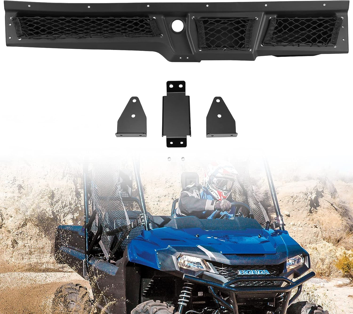 A & UTV PRO Under Dash Sizetorage Pocket Box for 2014-2023 Honda Pioneer 700