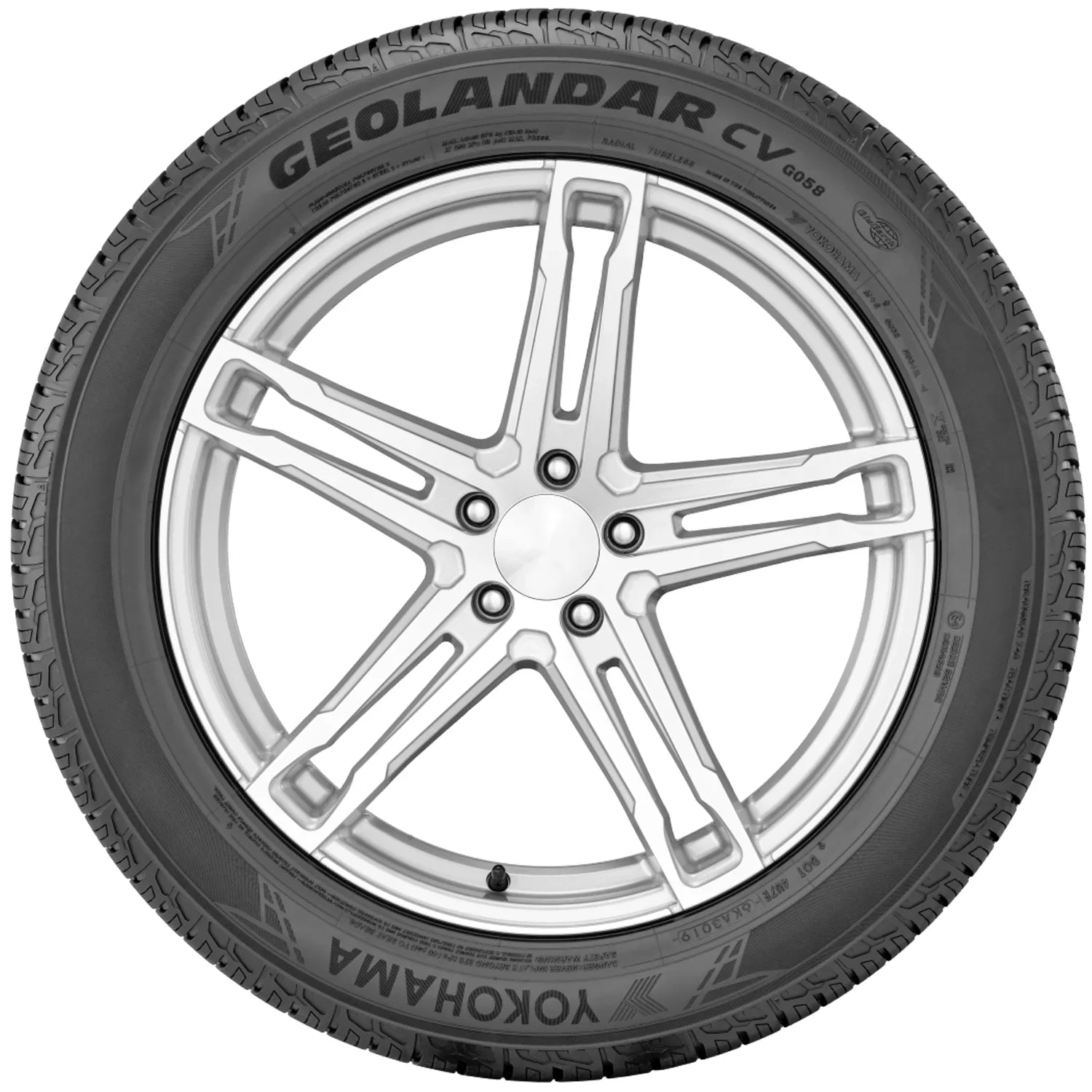Yokohama Geolandar CV G058 255/50R20XL 109V BW All Sizeeason Tire