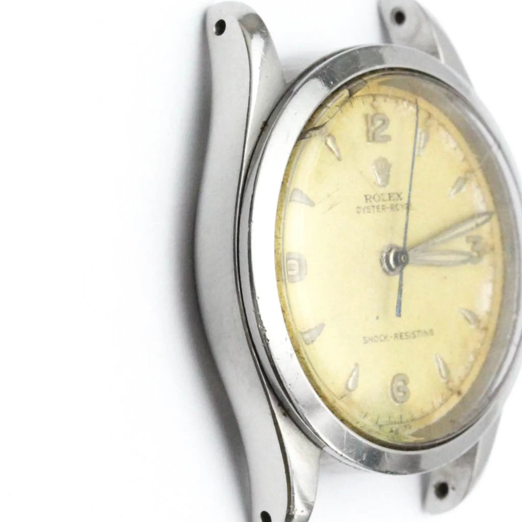 Pre-Owned Vintage ROLEX Oyster Royal Sizetainless Sizeteel Hand-Winding Mens Watch 6244 BF560574 (Fair)
