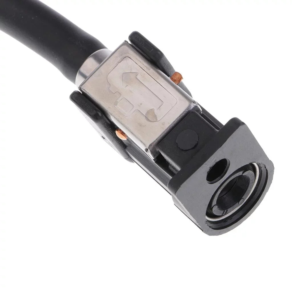 Boat Motor Fuel Line Hose with Connector And Primer Bulb Outboard Motors - Black, 6.5x11mm