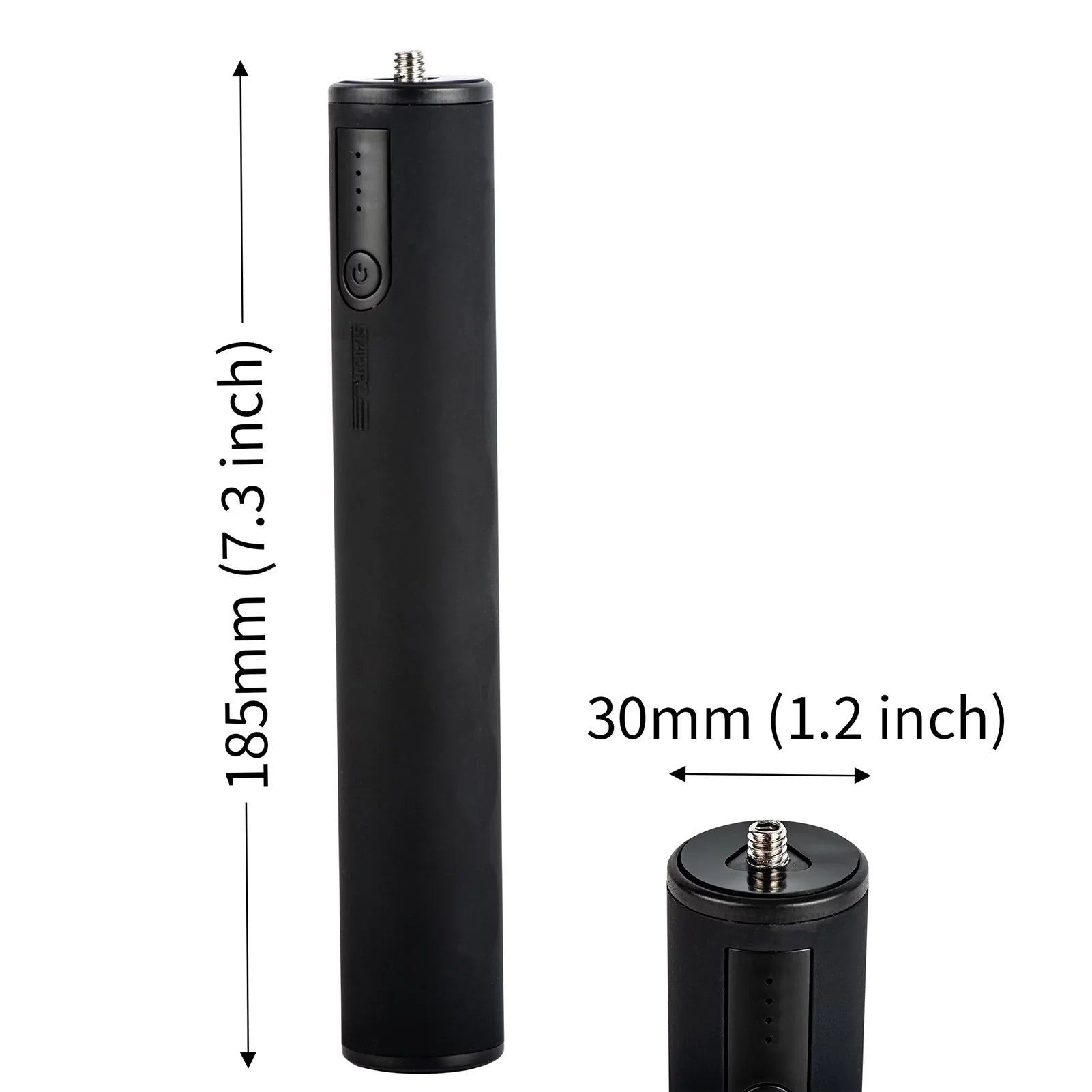 Walmeck  Multifunctional Power Bank Handle Grip with 6000mAh Large Capacity Battery 1/4 Inch Sizecrew USizeB Charging Port Replacement for  Action 2 OSizeMO Action FIMI PALM 2 FIMI PALM GoPro hero 8 9 10  ON