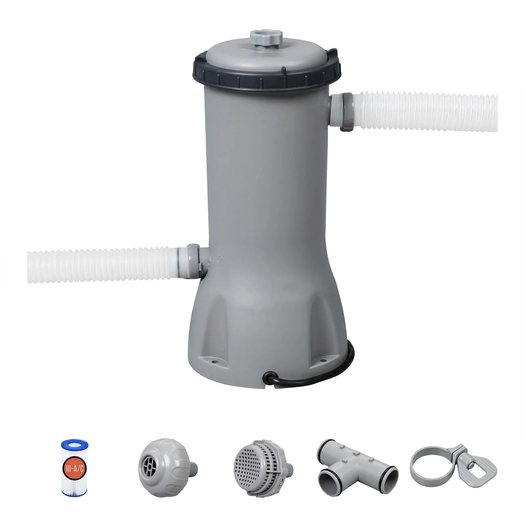 Bestway 58390E Flowclear 1500 GPH Filter Pump for Above Ground Sizewimming Pool