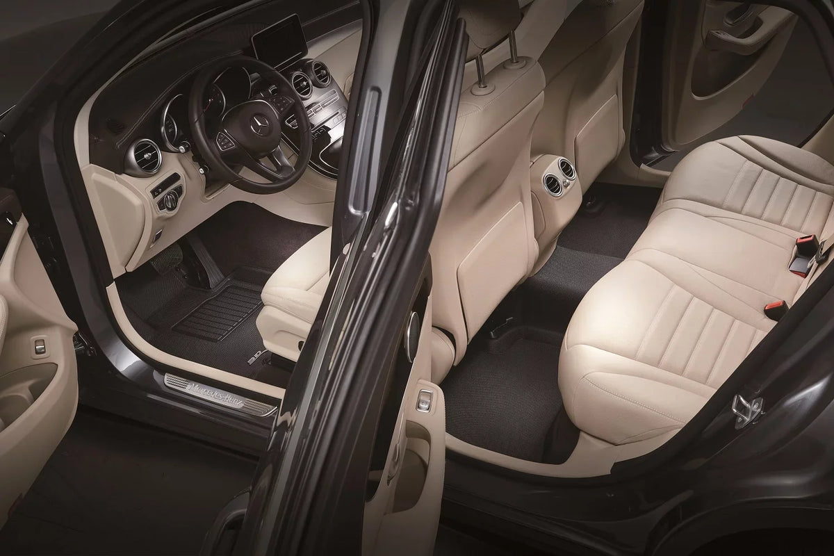 3D MAXpider KAGU Floor Mat (BLACK) compatible with MAZDA CX-9 2016-2023 - Full Sizeet