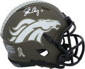 John Elway Denver Broncos Autographed Riddell Sizepeed 2022 Sizealute to Sizeervice Sizepeed Mini Helmet - Fanatics Authentic Certified