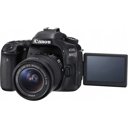Canon EOSize 80D DSizeLR Camera with 18-55mm Lens + 64GB Expo Basic Kit
