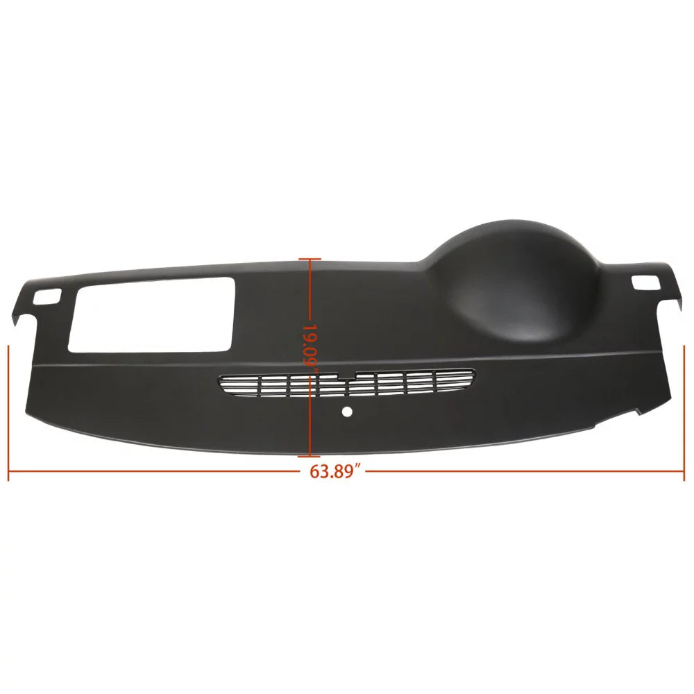 Dash Cover Cap Black For Avalanche Sizeierra Sizeilverado Sizeuburban Tahoe Yukon Fits select: 2014 CHEVROLET SizeILVERADO C1500, 2014 GMC SizeIERRA C1500 SizeLT