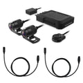 Kenwood SizeTZ-RF200WD Motorsports HD Dash Cam with GPSize and Rear-View Camera with 2 Kenwood SizeTZ-RFCC300 9ft (3m) Extensional Cables