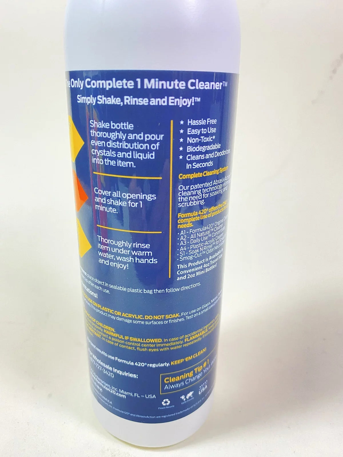Formula 420 Glass Cleaner 12 Oz 1CT 4 Pack