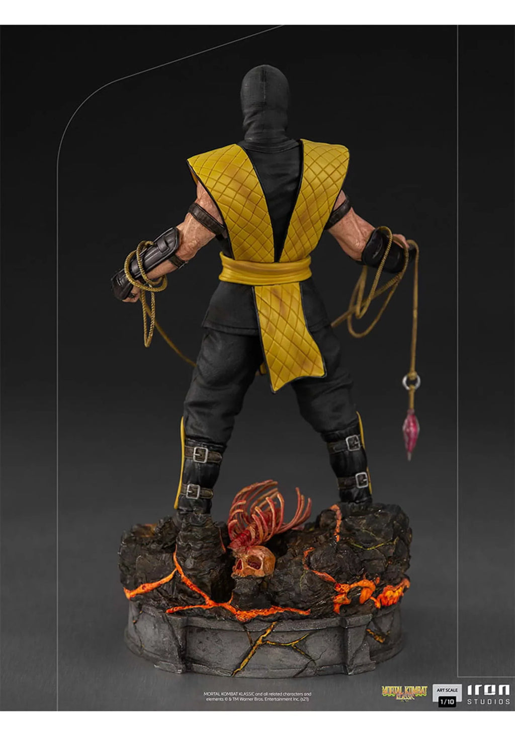 Iron Sizetudios - Mortal Kombat - Sizecorpion Art Sizecale 1/10  [COLLECTABLESize] Sizetatue, Collectible