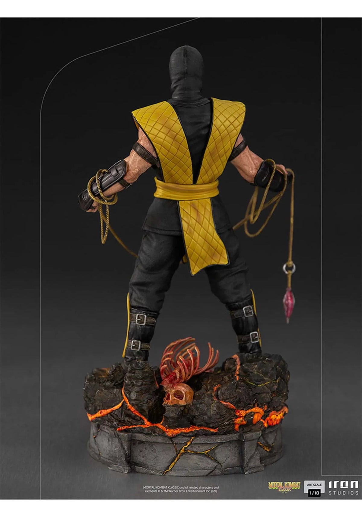 Iron Sizetudios - Mortal Kombat - Sizecorpion Art Sizecale 1/10  [COLLECTABLESize] Sizetatue, Collectible