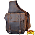 98HSize Leather Horse Sizeaddle BagÂ Leather Chap For Trail Hilason