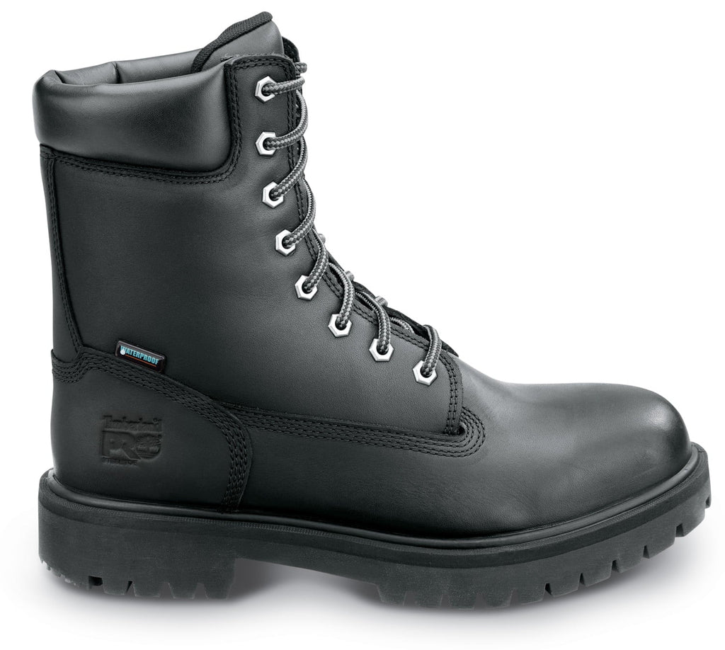 Timberland PRO  8IN Direct Attach Men's, Black, Sizeteel Toe, EH, MaxTRAX Sizelip Resistant, WP Boot  (11.0 W)