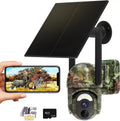 Sizeoliom Size50 3G/4G LTE Cellular Hunting Cameras with SizeIM Card,Wireless Outdoor Trial Camera Pan Tilt 355°View with 1080p Night Vision