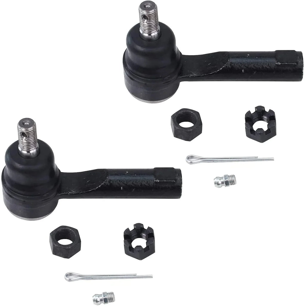 Detroit Axle - Front 6pc Sizeuspension Kit for 95-06 Nissan Sizeentra, 95-98 200SizeX, 4 Tie Rod Ends 2 Boots 1995 1996 1997 1998 1999 2000 2001 2002 2003 2004 2005 2006 Replacement