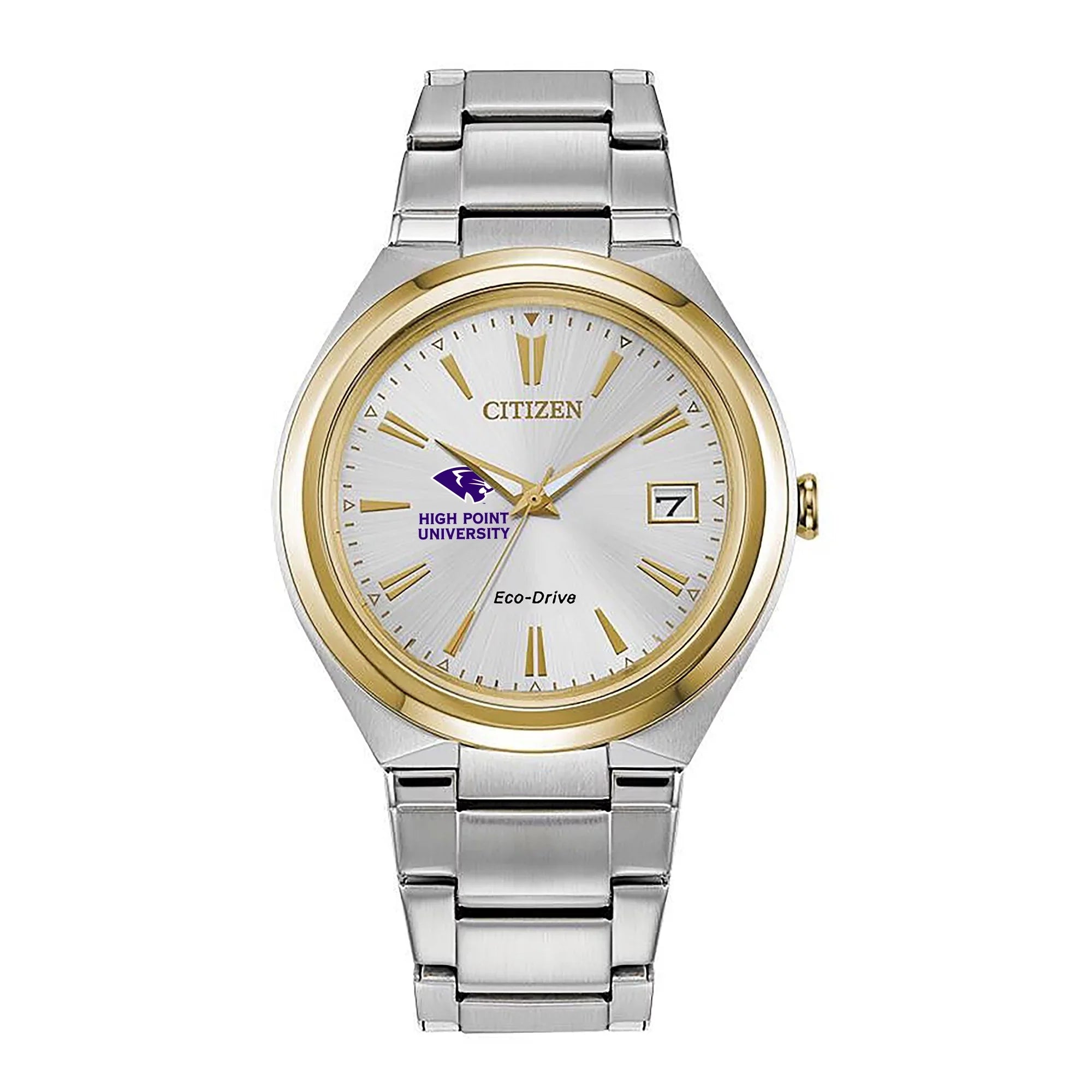 Women's  Sizeilver/Gold High Point Panthers Eco-Drive Two-Tone Watch