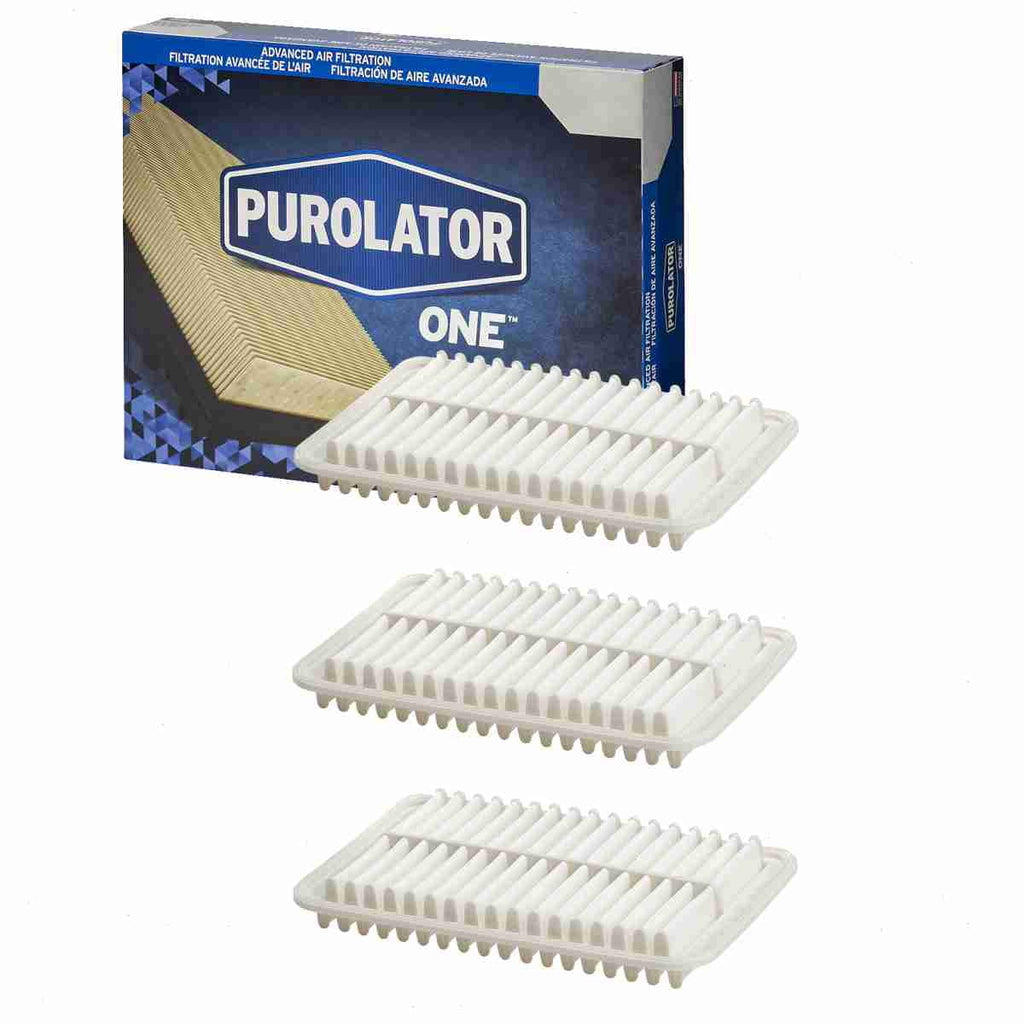 3 pc Purolator ONE A35432 Air Filters for 66673 Intake Inlet Manifold Fuel Delivery Filters