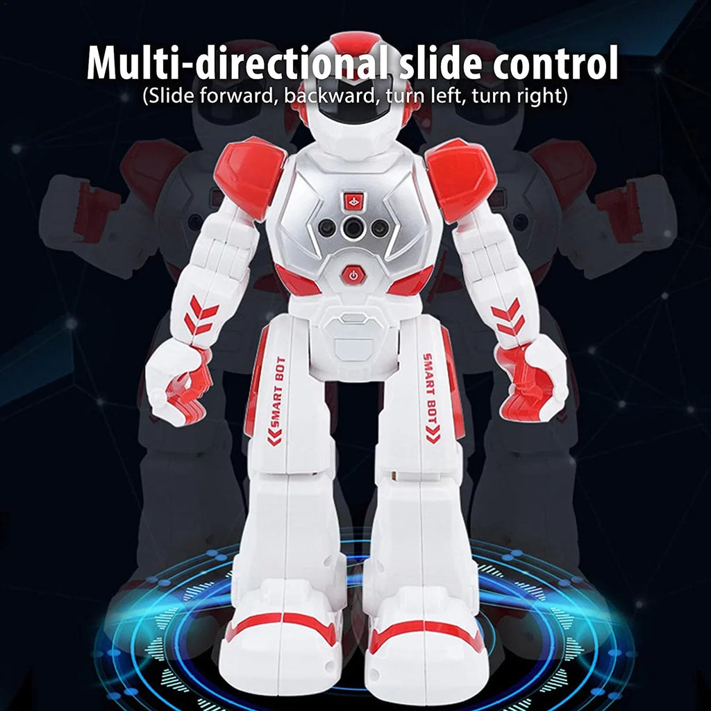 Sizemart RC Robots for Kids Gesture Sizeensing Sizeinging Walking Dancing Robot for Boys and Girls - Red