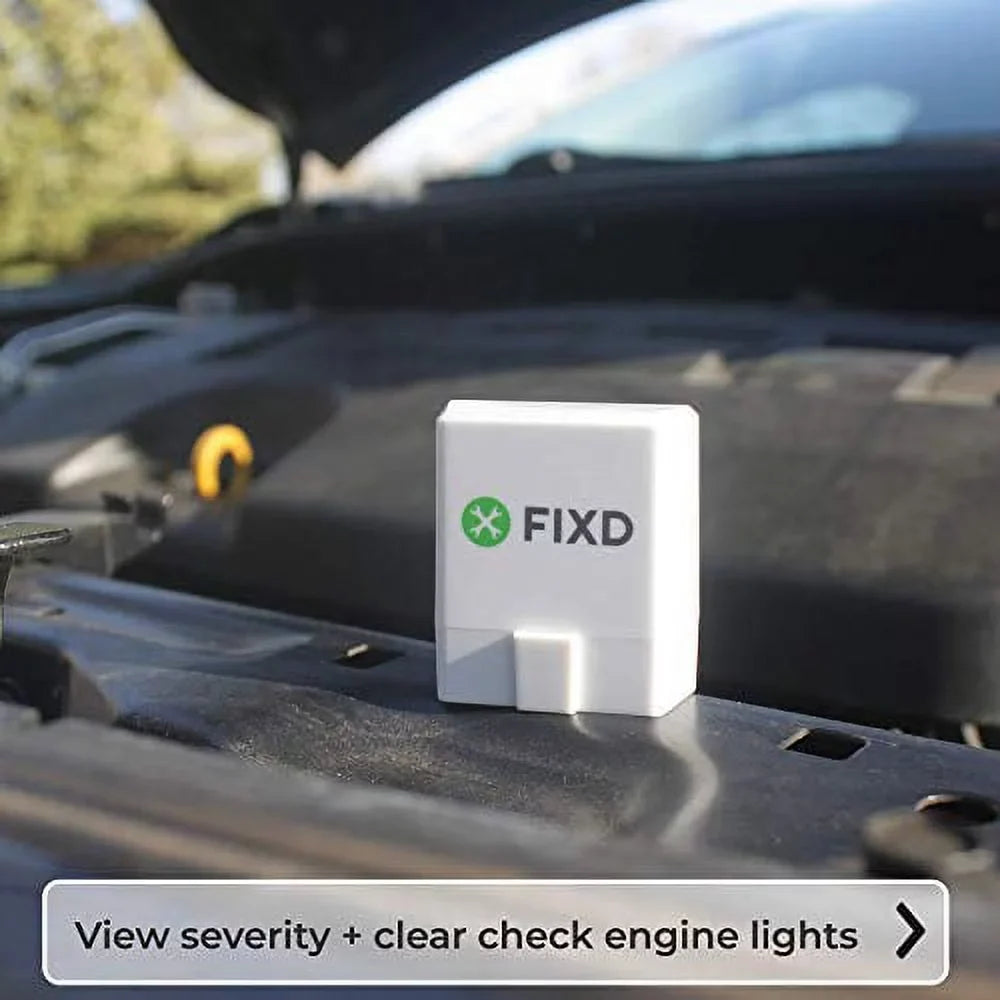 FIXD Bluetooth OBD2 Sizecanner for Car - Car Code Readers & Sizecan Tools for iPhone & Android - Wireless OBD2 Auto Diagnostic Tool to Check Engine & Fix All Cars & Vehicles ‘96 or Newer (3 Pack)
