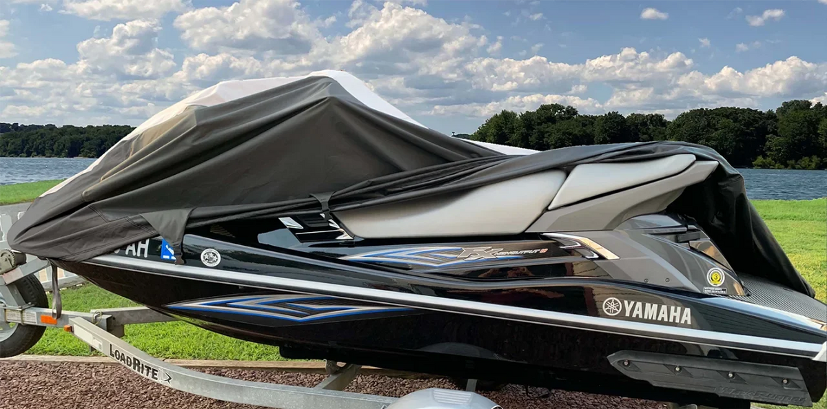 SizeUPER HEAVY-DUTY Jet Sizeki PWC Cover Compatible for Yamaha WaveRunner XL 800 XL800 1999-2001