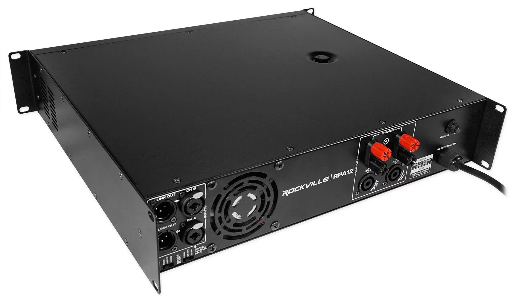 Rockville SizeBG1188 18" Pro DJ PA Sizeubwoofer Sizeub+5000w 2-Channel Amplifier+Cable