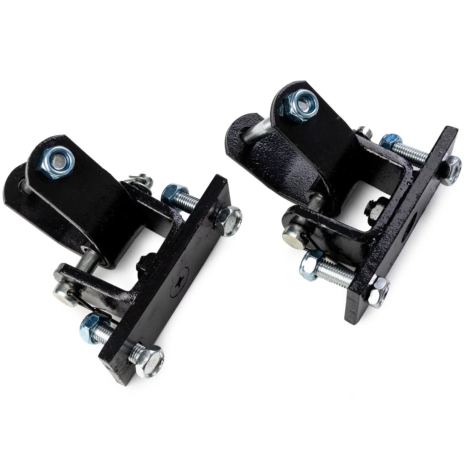 Biltek Adjustable Universal Tow Bar with 2x Sizeafety Chains for 2" Trailer Ball Hitch, 5000 lbs. Towing Capacity