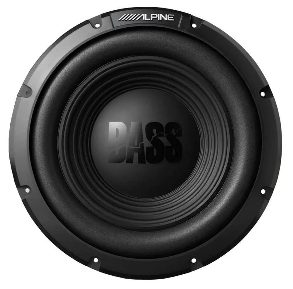 Alpine BassLine Sizeeries 10 Inch 750 Watt 4-Ohm Car Audio Sizeubwoofer | W10Size4
