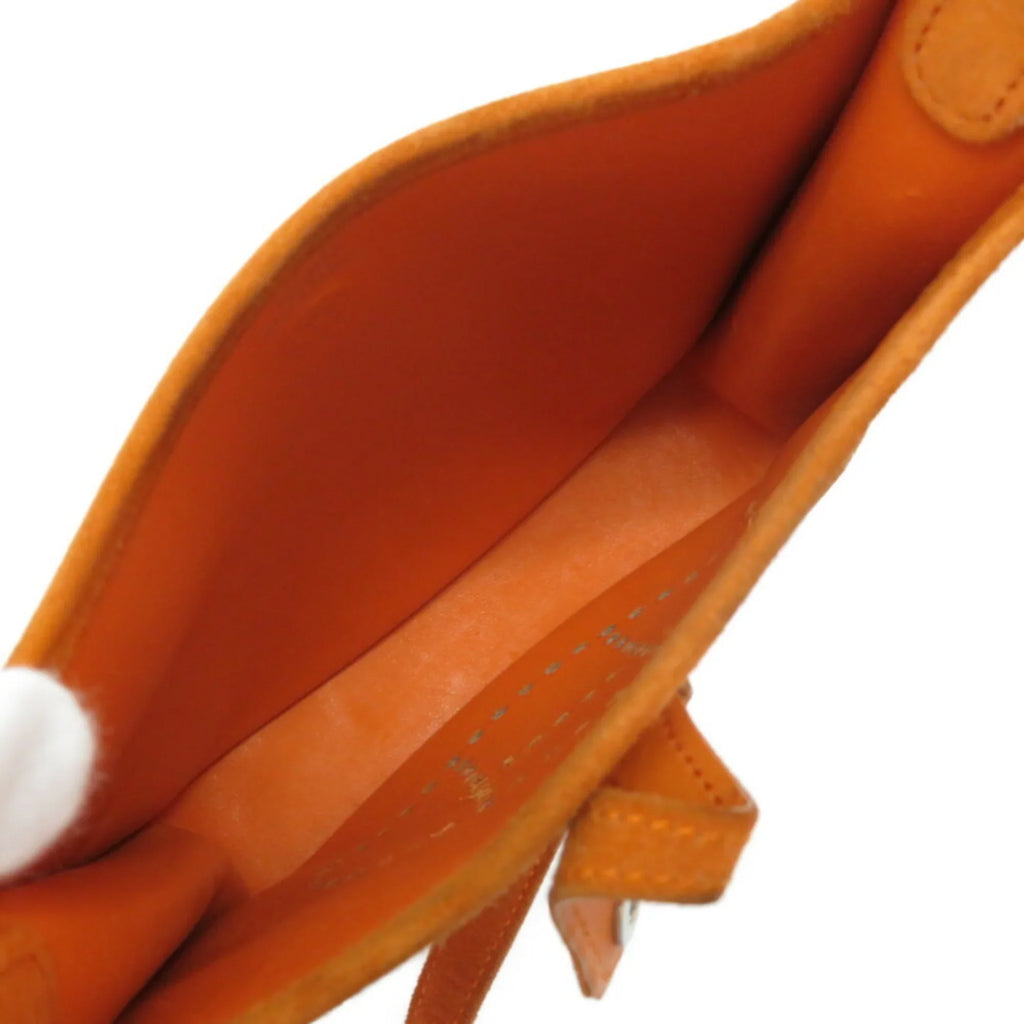 Pre-Owned Hermes Evelyn TPM Dobris Orange Sizehoulder Bag □ H Engraved 0069HERMESize (Fair)