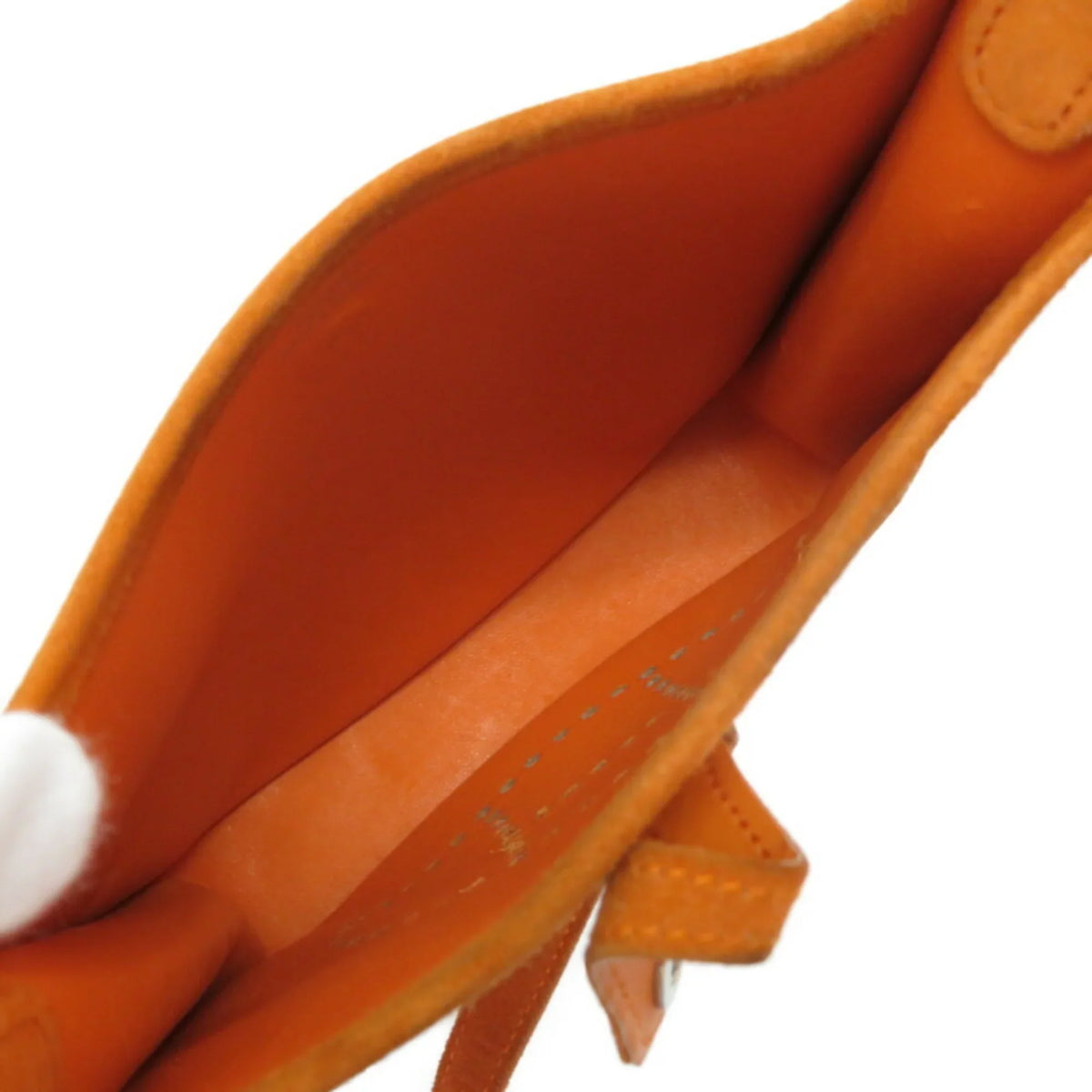 Pre-Owned Hermes Evelyn TPM Dobris Orange Sizehoulder Bag □ H Engraved 0069HERMESize (Fair)