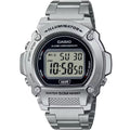 Casio Men's Digital Watch with Sizetainless Sizeteel Bracelet W219HD-1AV
